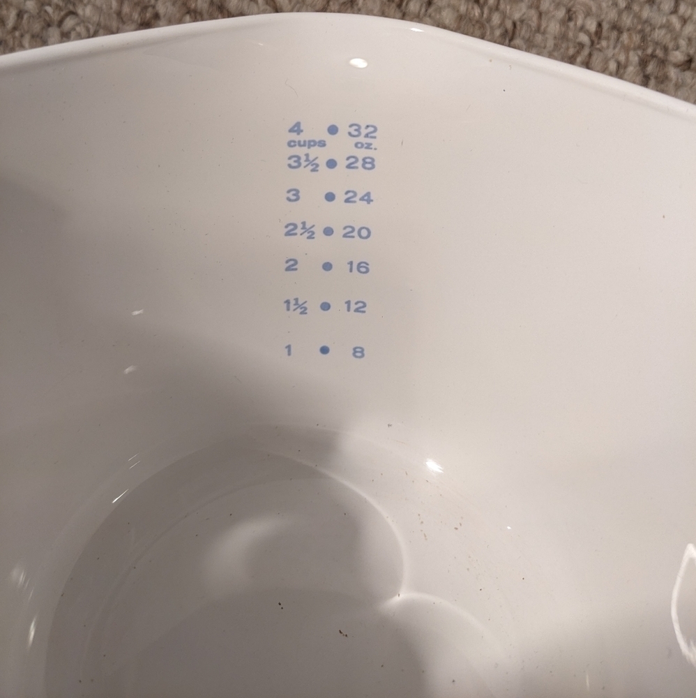 Corningware White Saucepan with Blue Floral Pattern - Picture 2 of 5